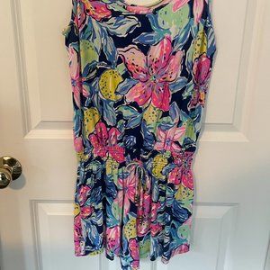 Lilly Pulitzer Floral Romper, Size Small